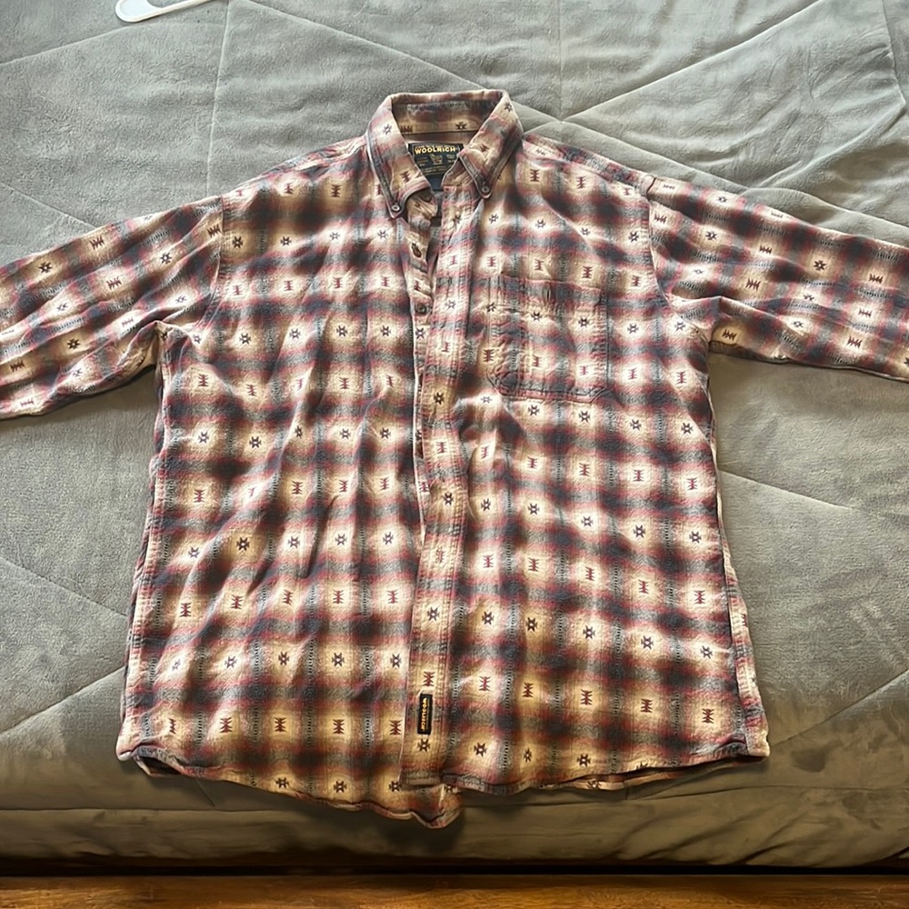 John Rich and Bros. Vintage woolrich flannel size Large